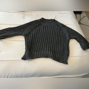 Wooden Ships Ayra chunky knit 3/4 sleeve sweater